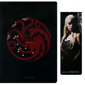 Carnet et marque-page Targaryen de Game Of Thrones