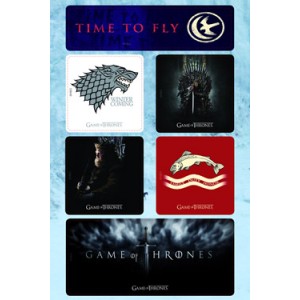 Pack 6 aimants 1 Game Of Thrones 