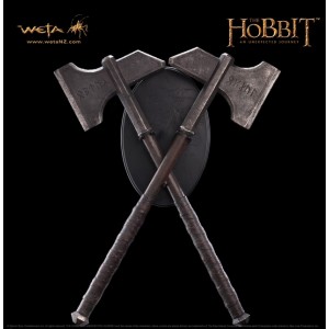 Réplique des 2 haches de Dwalin 98cm - The Hobbit