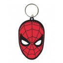 Rubber Keychain Face 6 cm - Spider-Man