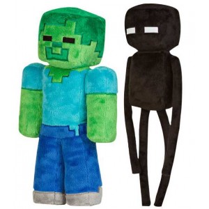 Zombie and Enderman plushes from Minecraft - Forom47.com