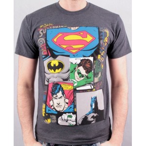 T-shirt Justice League : superhéros DC comics
