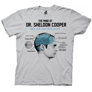T-shirt The Mind of Sheldon Cooper