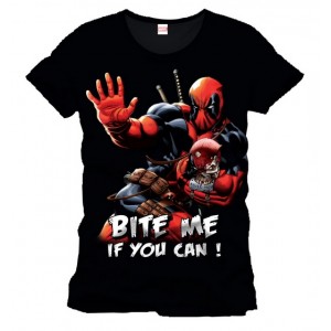 Deadpool t-shirt : bite me if you can