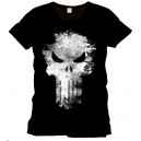 Punisher t-shirt black : Distress Skull