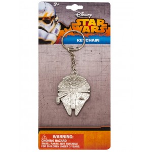Porte-clé Millennium Falcon en métal