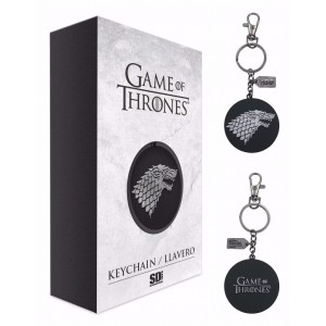 Stark logo keychain from Game of Thrones