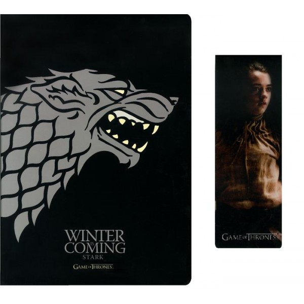 Game of Thrones   Stark Logo   28 x 38 cm  Winter is Coming   Targa in Metallo  