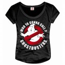 Ghostbusters woman black t-shirt