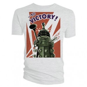 T-Shirt Doctor Who, "Dalek To Victory"